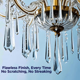 Sparkle Plenty Chandelier Cleaner Drip Dry Spray No Wipe - Dust Remover & Streak Free Glass Cleaner Spray for Chandeliers Crystals & Window Screen