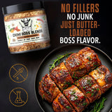 Chimi Boss Blends Cowboy Butter Seasoning, 7oz - Garlic Herb Butter Dry Rub for Grilling, Smoking & BBQ - Gourmet Small-Batch Spice Blend for Steak