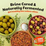 Olive My Pickle Fermented Mixed Olives Bundle - 48 oz | 3 Packs of Castelvetrano Olives Pitted, Greek Olives Mix, Muffuletta Olive Mix Live Culture