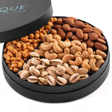 Cirque Gift Co. Gourmet Nut Gift Tray 8" Freshly Roasted Assorted Nuts for Mothers Day, Fathers Day, Holiday, Corporate Gifting, Thanksgiving Gift