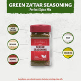 Eastanbul Zaatar Seasoning, 6.35oz, Real Za'atar,%100 Natural, Zaatar Spice from Middle Eastern Spices, Perfect for Mediterranean Seasoning Blends