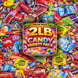 Ultimate Assorted Candy Mix 2 LB Bulk - Individually Wrapped Candy Variety Pack for Candy Bowl, Office Snacks, Party Favors, Piñata Fillers, Halloween