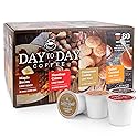Day To Day 80-Count Flavored Variety Pack, Single Serve Coffee Pods for K-Cup Keurig Brewers