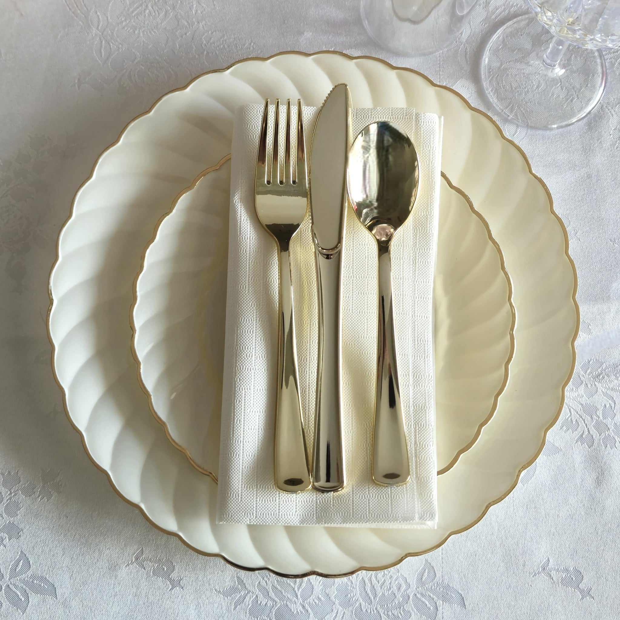 " OCCASIONS " - 240 Piece Pack - Premium 3 PLY - Wedding Party Dinner Paper Napkins (Square Fold)