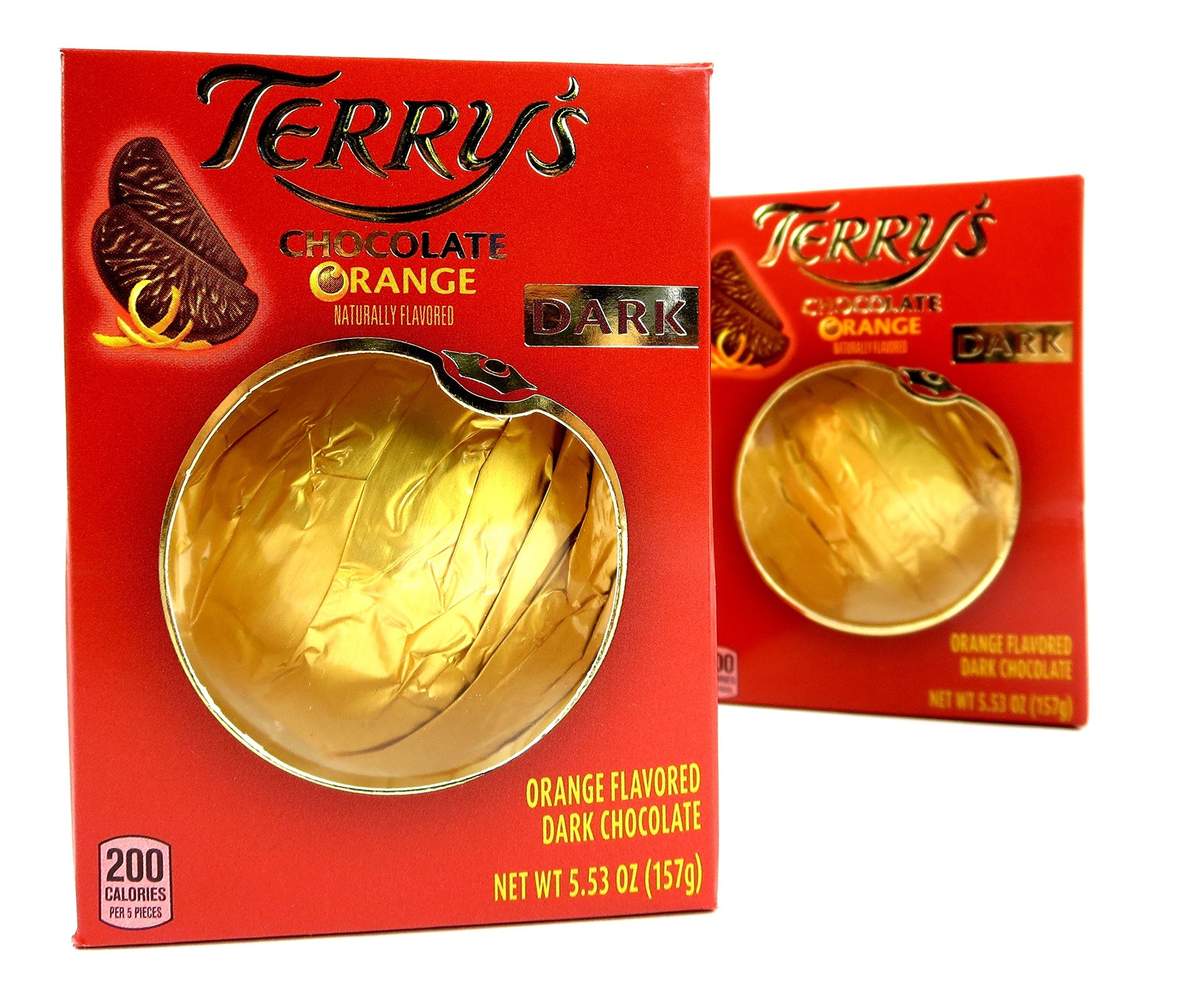 Terry's Dark Chocolate Oranges, 5.53 oz Packages in a BlackTie Box (Pack of 3)