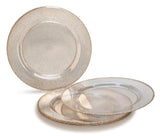 " OCCASIONS " 320pcs set (40 Guests)-Heavyweight Wedding Party Disposable Plastic Plate Set -40 x 10.5'' + 40 x 7.5'' + Silverware + Cups + Napkins