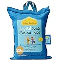 Asian Kitchen Crystal Sona Masoori Aged Rice 20-Pound Bag, 20lbs (9.08kg) Short Grain Rice ~ All Natural | Gluten Friendly | Vegan | Indian Origin |