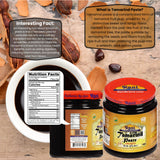 Rani Tamarind Paste Puree (Imli) 8oz (227g) Glass Jar, No added sugar ~ All Natural | Vegan | Gluten Free | No Colors | NON-GMO | Kosher | Indian
