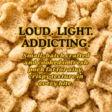 Pork King Good Nacho Cheddar Pork Rinds 7 OZ FAMILY SIZE (Chicharrones - Keto Snacks)