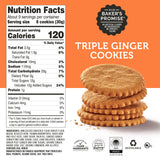 Dewey's Bakery Meyer Lemon, Triple Ginger & Toasted Coconut Moravian Cookie Thin Variety Pack, 9 oz (Pack of 3)