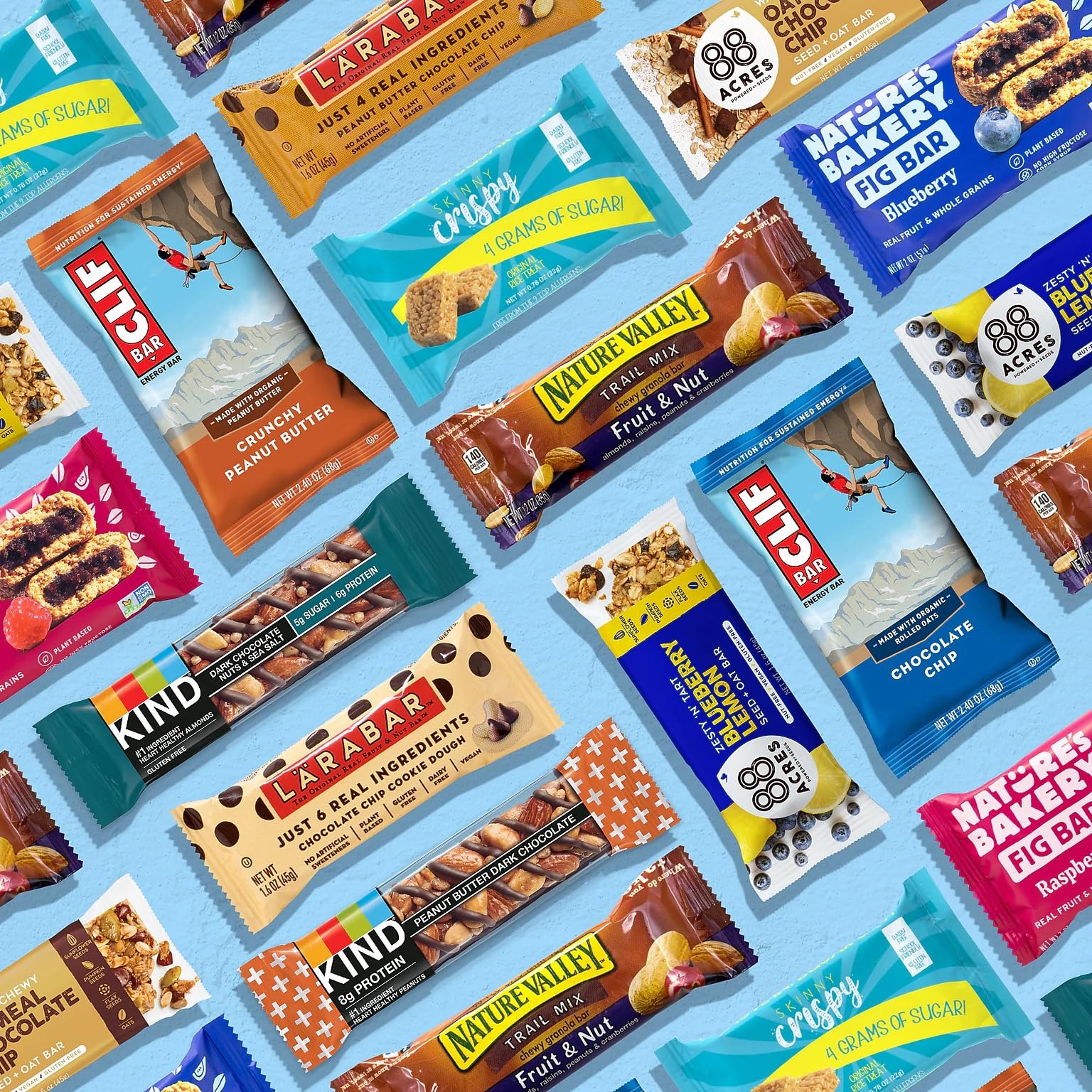 Healthy Snack Bar Box, 23 Assorted Snacks/Box