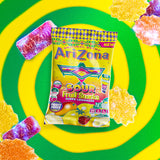 AriZona Sour Lemonade Fruit Snacks - NEW - 5 Ounce Bags (Pack of 12) - Gluten Free - Gummy Chews