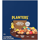Planters Chocolate Trail Mix Nuts (1.7 oz Bags, Pack of 18)