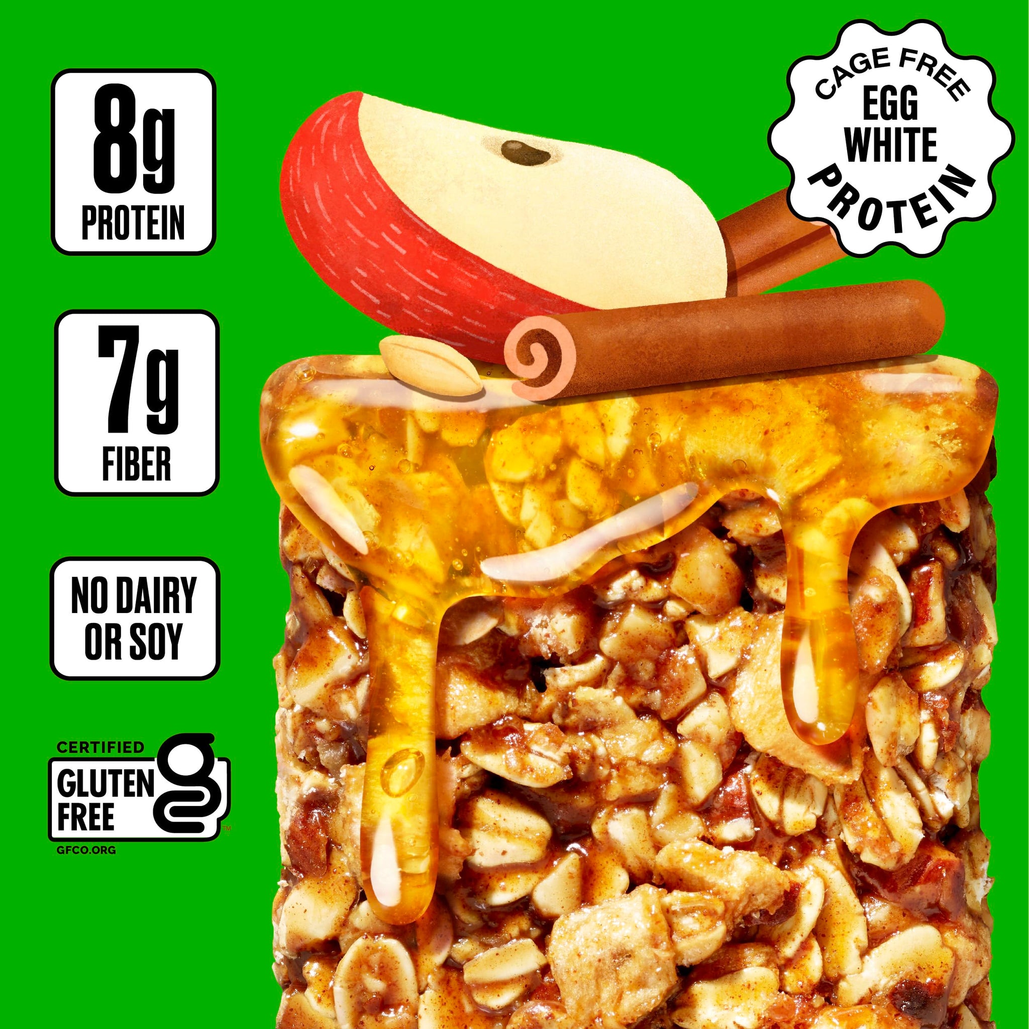 Over Easy Soft and Chewy Granola Breakfast Bars - Granola and Protein Bars - Energy Snack Bars - Clean, Gluten Free, Dairy Free, Soy Free and Kosher