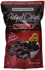 Snack Factory Pretzel Crisps Dark Chocolate Crunch - 22 Oz.