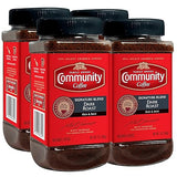 Community Coffee Signature Blend, Dark Roast Instant Coffee, 7 Ounce Jar (Pack of 4)