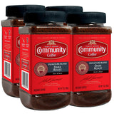 Community Coffee Signature Blend, Dark Roast Instant Coffee, 7 Ounce Jar (Pack of 4)