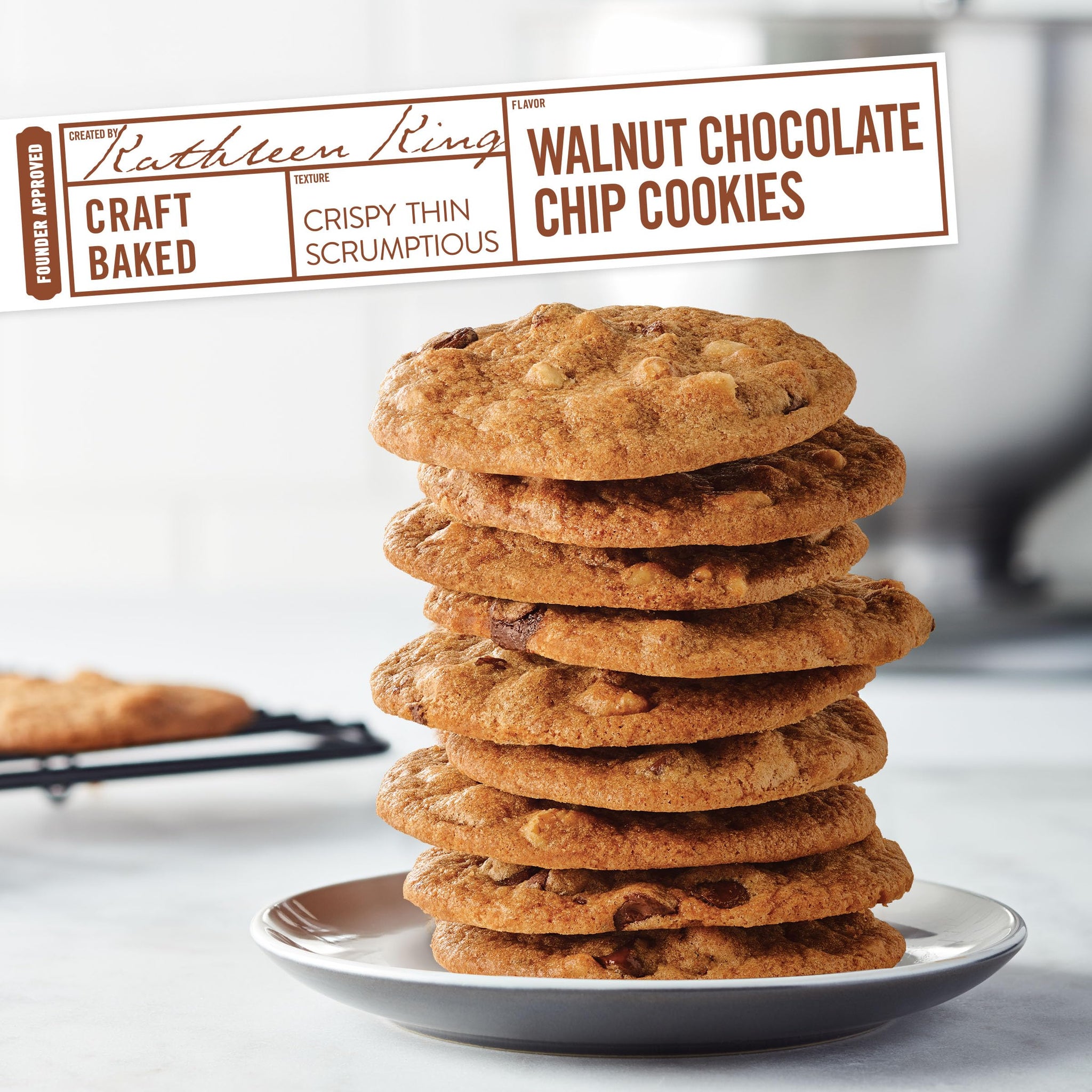 TATES BAKE SHOP Chocolate Chip Walnut Cookies, 7 OZ
