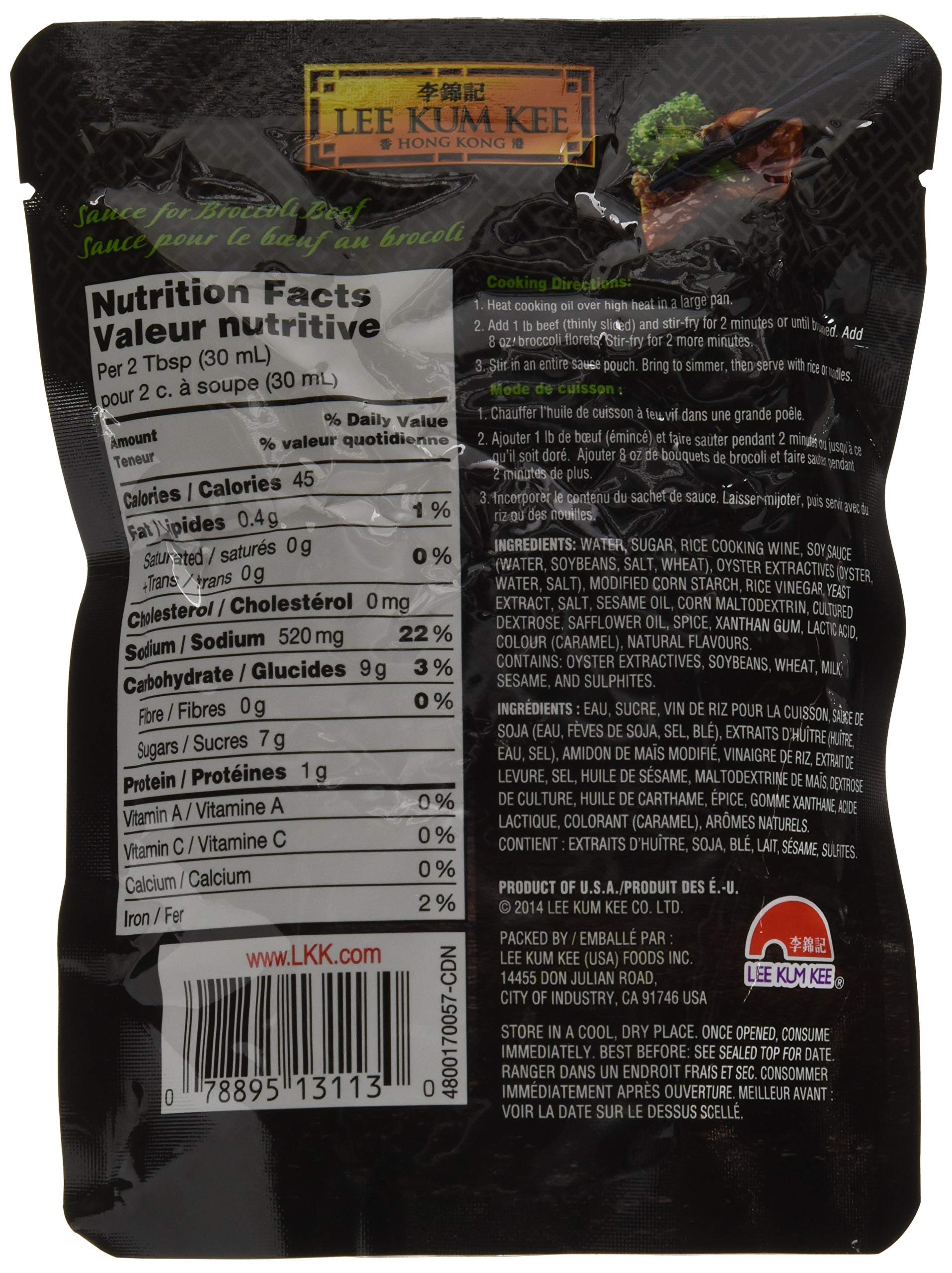 Lee Kum Kee Panda Brand Sauce for Broccoli Beef - 8 oz