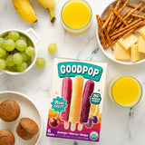 Goodpop, Organic Assorted Freezer Pops - 100% Fruit Juice, No Artificial Dyes or Flavors, No Added Sugar, 6 Count