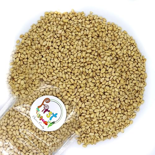 FirstChoiceCandy Raw Pine Nuts Bulk Bag 1 LB