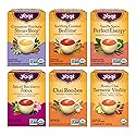Yogi Tea - Fall Favorites Sampler Variety Pack - 16 Tea Bags Per Pack (6 Pack) - Assorted Tea Set - Caffeinated and Caffeine Free - Includes Cinnamon