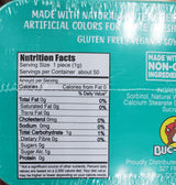 Buc-ee's 2025 Gluten Free & Sugar Free Mints - 50 mints Tin Can, Pack of 5 Non-GMO - Vegan - Soy Free - Natural Flavor (Wintergreen)