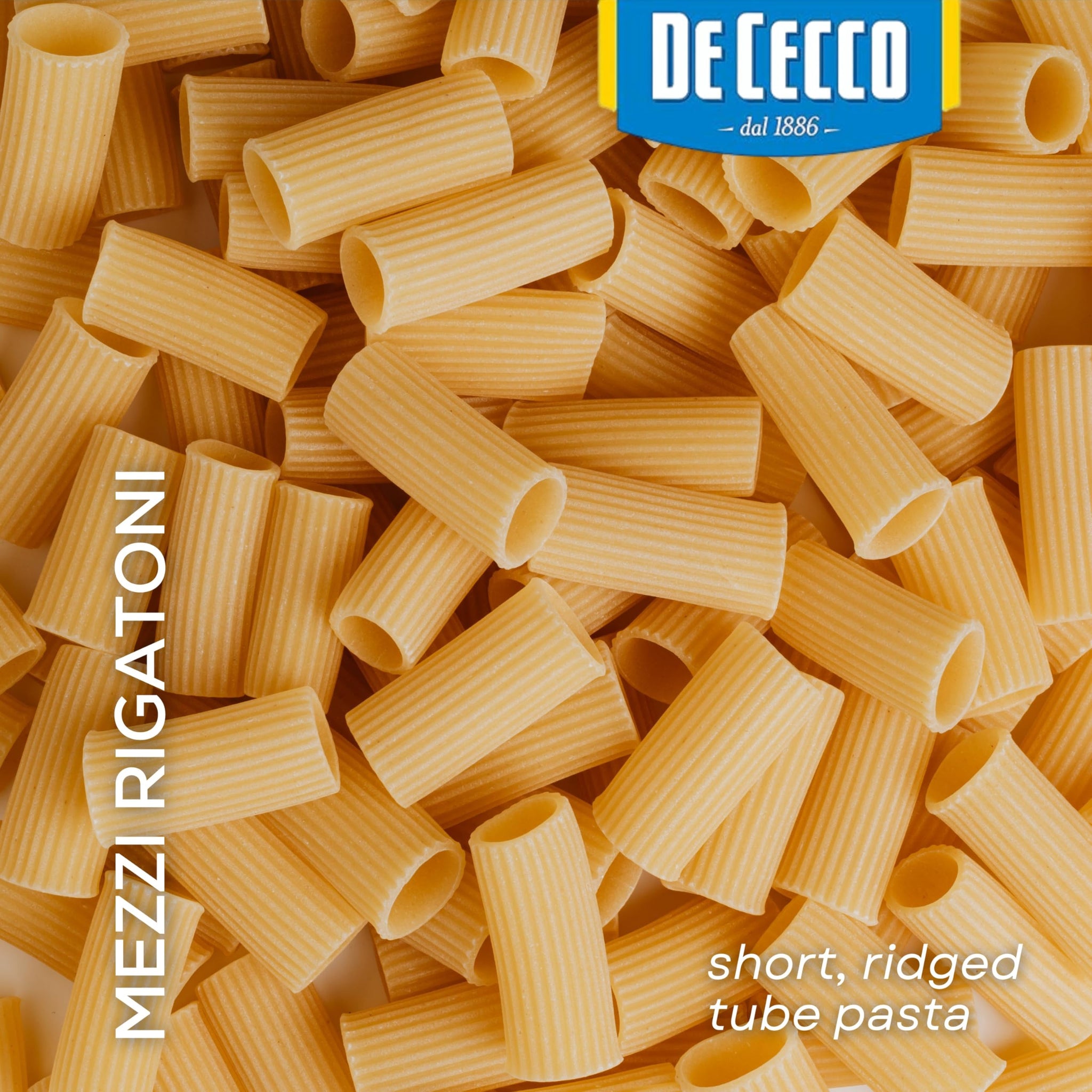 De Cecco Mezzi Rigatoni Gluten Free, 12 Ounces (Pack of 6)
