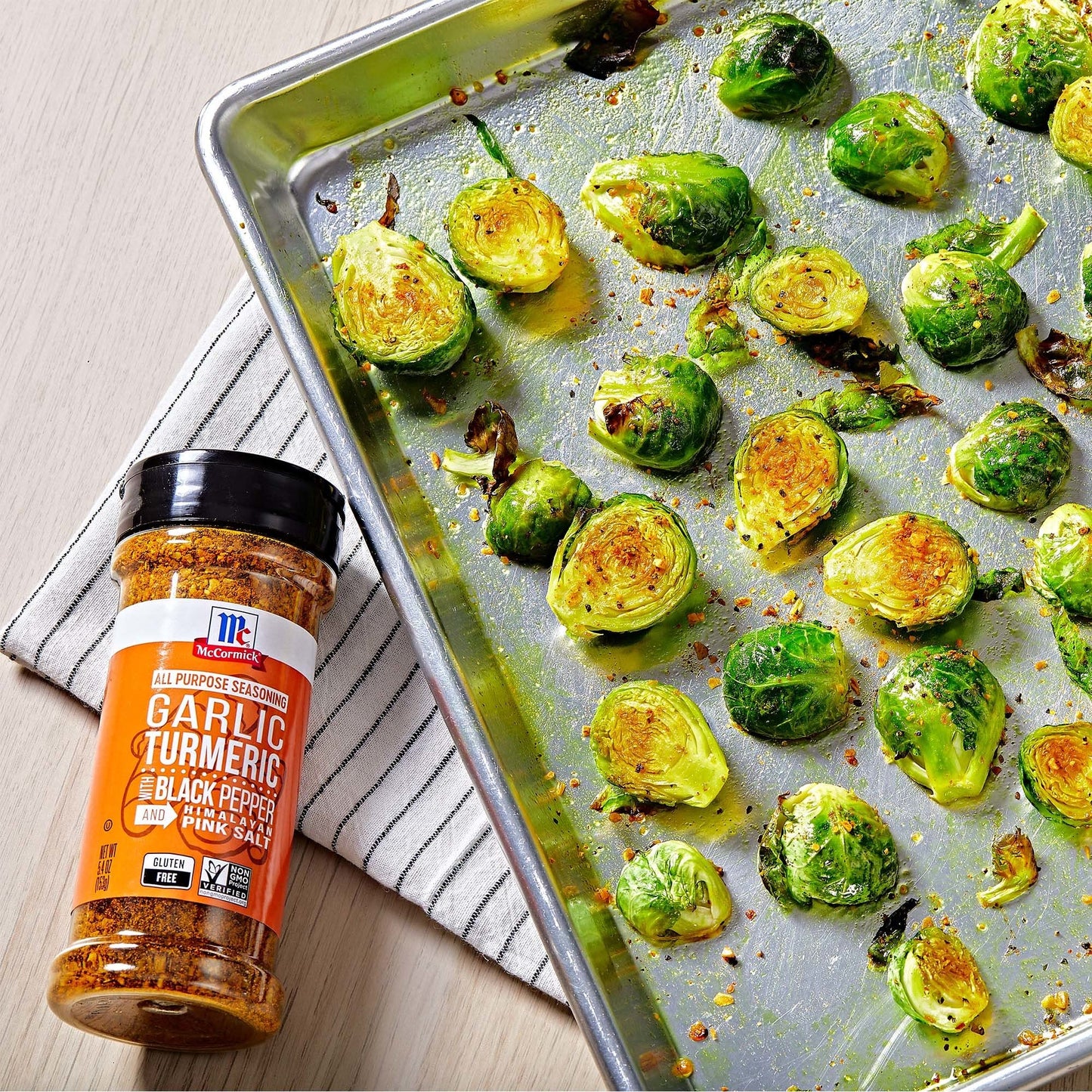 McCormick Garlic Turmeric with Black Pepper and Himalayan Pink Salt All Purpose Seasoning, 5.4 oz