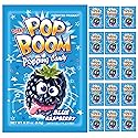 Pop Boom Popping Candy - Blue Raspberry Flavor | 16 packs