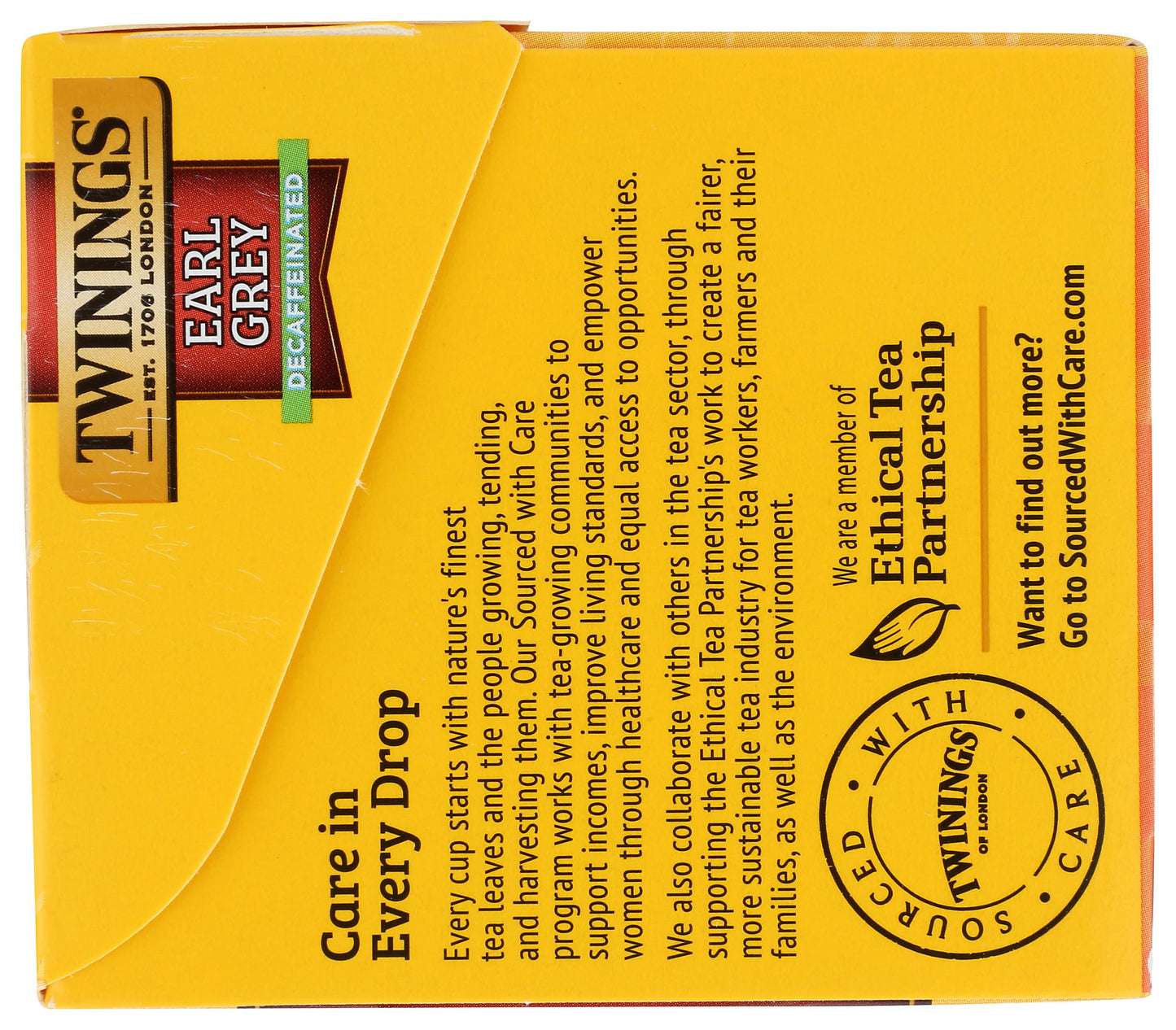 TWININGS TEA, TEA,DECAF,EARL GREY 20 BAG