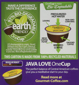 The Organic Coffee Company OneCup, Java Love, 12 Count