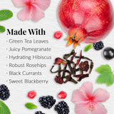The Republic of Tea Pomegranate Superfruit Full-Leaf Loose Green Tea, 3.5 Oz Tin | Steeps 50 Cups