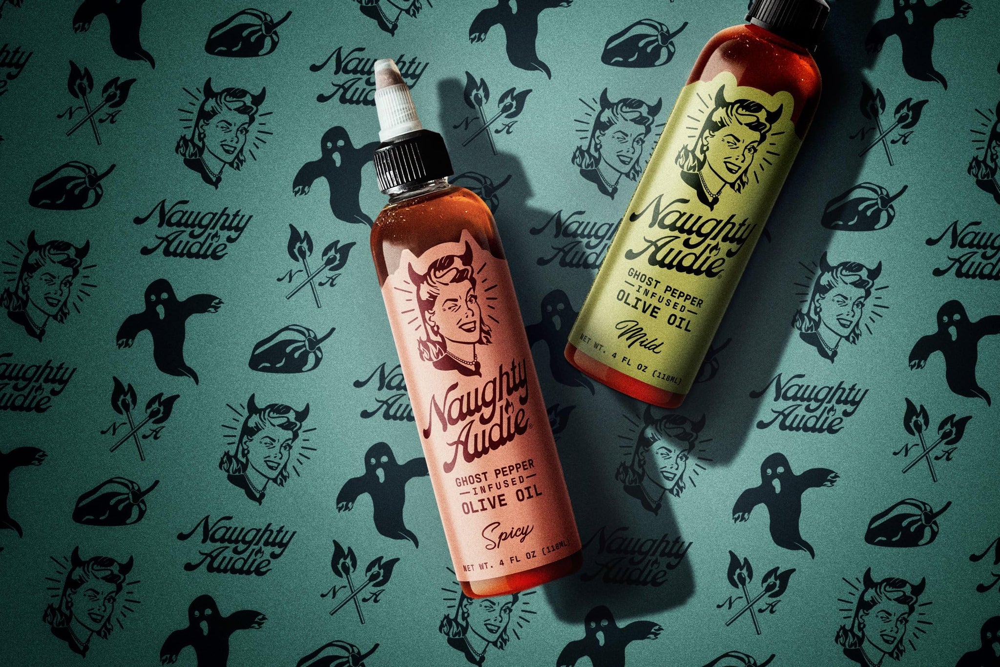Naughty Audie - Ghost Pepper Infused Olive Oil Hot Sauce (Spicy)