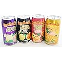 Hawaiian Sun Nectar Sampler Set of 4 cans (Pass-O-Guava,Pineapple-Orange,Lilikoi - Passion Fruit, Guava) The 4 best flavors!