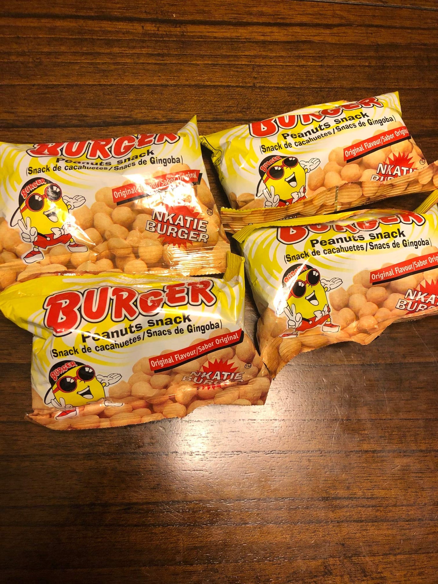 Nkatie Burger - African Peanut Snack [Pack of 4]