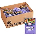 Kraft Thousand Island Salad Dressing Single Serve Packet (1.5 oz Packets, Pack of 60)