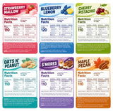 B’cuz Granola Bites Variety Pack, 6 Flavors, Gluten Free, Dairy Free, Vegan & Kosher Snacks, On-the-Go Breakfast Snack Packs for Kids & Adults, 1 oz