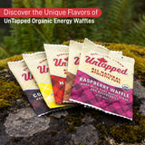 UnTapped Maple Organic Waffles 1.1 oz Each, Box of 16 - Endurance Sports Snacks Sweetened with Real Maple Syrup and Maple Sugar | Vegan & Real Food
