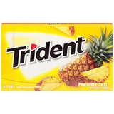 Trident Pineapple Twist Sugar Free Gum, 14 count per pack -- 144 per case.