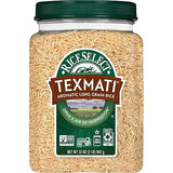 RiceSelect Texmati Brown Rice, Whole-Grain Basmati Rice, Premium Gluten-Free Rice, Non-GMO, Star-K Kosher, 32-Ounce Jar