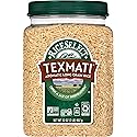 RiceSelect Texmati Brown Rice, Whole-Grain Basmati Rice, Premium Gluten-Free Rice, Non-GMO, Star-K Kosher, 32-Ounce Jar