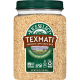 RiceSelect Texmati Brown Rice, Whole-Grain Basmati Rice, Premium Gluten-Free Rice, Non-GMO, Star-K Kosher, 32-Ounce Jar