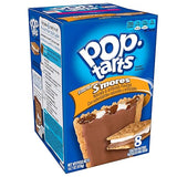 Kellogg's Pop-Tarts Frosted S'mores Toaster Pastries - Fun Breakfast for Kids, Bulk Size Pack of 12 Boxes (96 Count)
