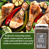Badia Black Pepper Table Grind, 4 Pound - Premium Seasoning for Cooking & Freshly Ground Flavor
