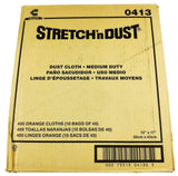 Chicopee Stretch’n Dust 0413 Medium Duty Dust Cloth 12x17inch Case of 400 Orange Cloths