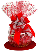 Hand-Crafted 22 Piece customizable chocolate gift basket of gourmet chocolates, cookies, and crunches. Tasty treats selected for businesses, clients