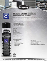 Sprayway SW287 Aerosol C1 Penetrating Coil Cleaner, 19 oz