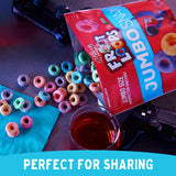 Froot Loops Jumbo Snax Cereal Snacks, Kids Snacks, Fruit Flavored, Original, 6oz Bag (1 Bag)