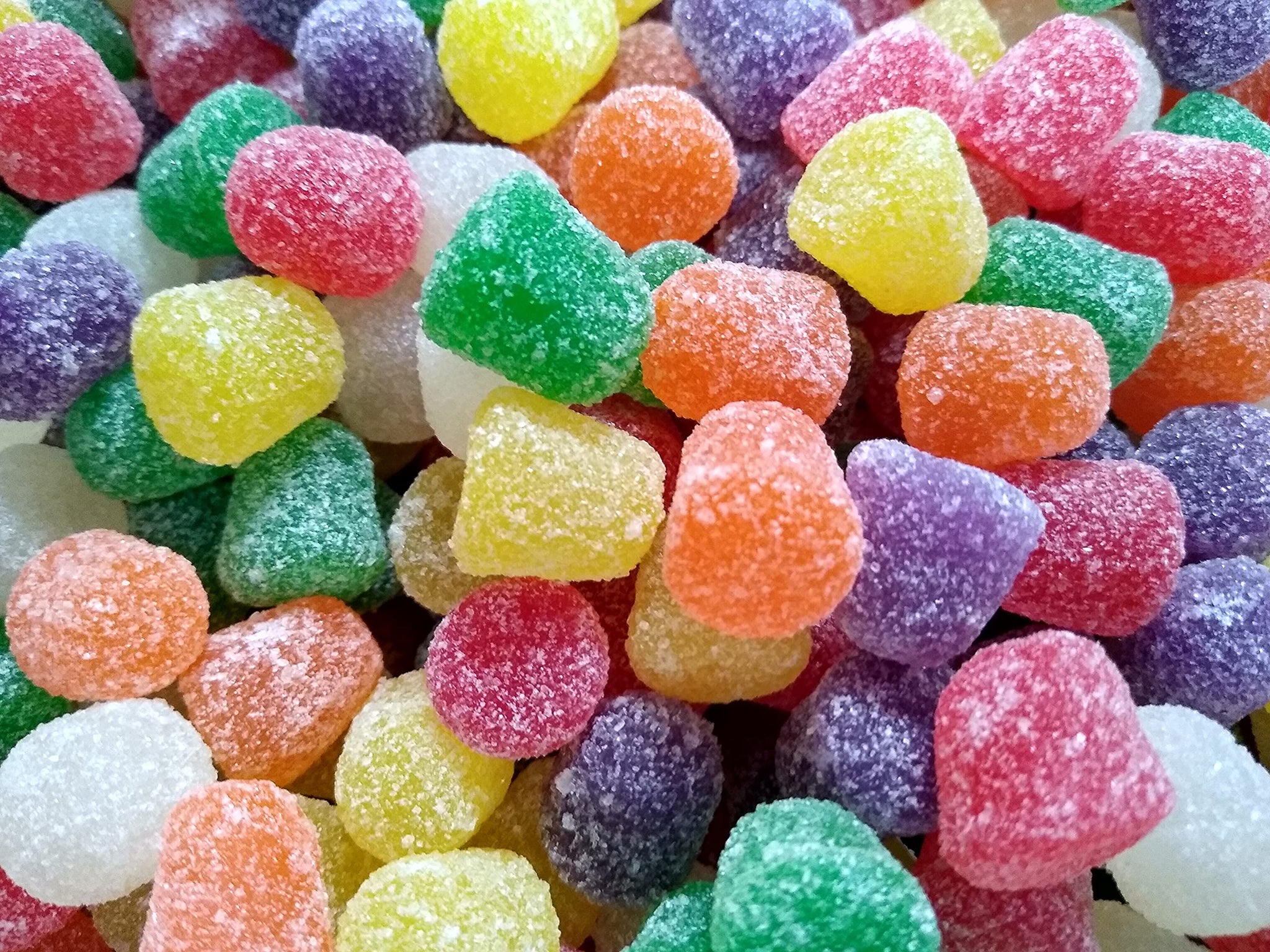 Spice Drops Gumdrops Candy 2 lb - Old Fashioned Assorted Spice Jellies, Chewy Gum Drops Bulk, Individually Flavored Classic Treat for Baking